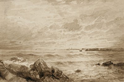 Rocks and Sea by William Trost Richards